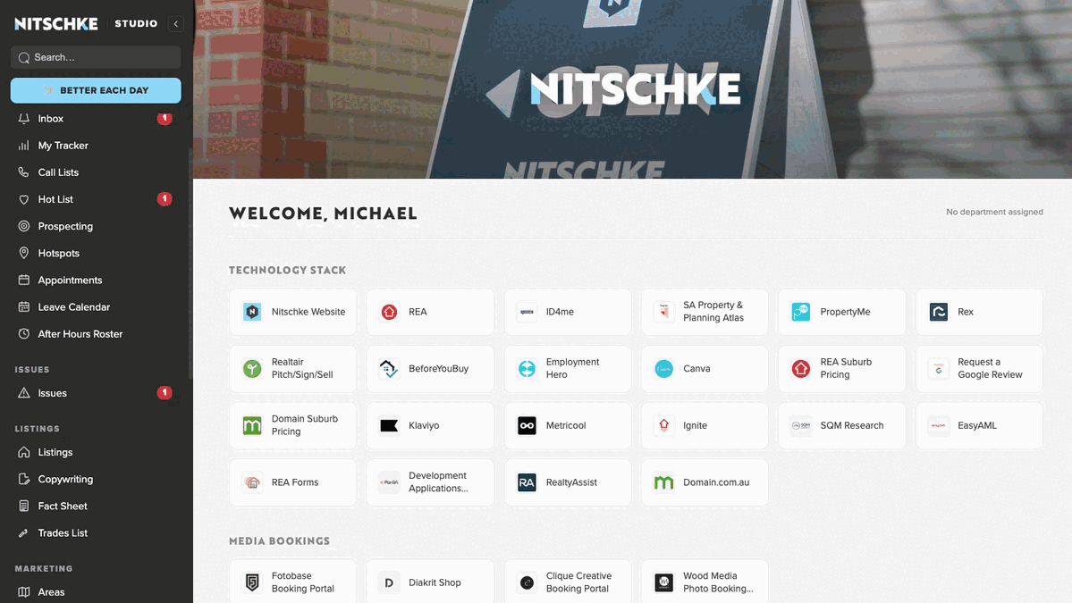 Flashing through the tools: Nitro Studio, OS, nitschke.com.au and michaelnitschke.com.au